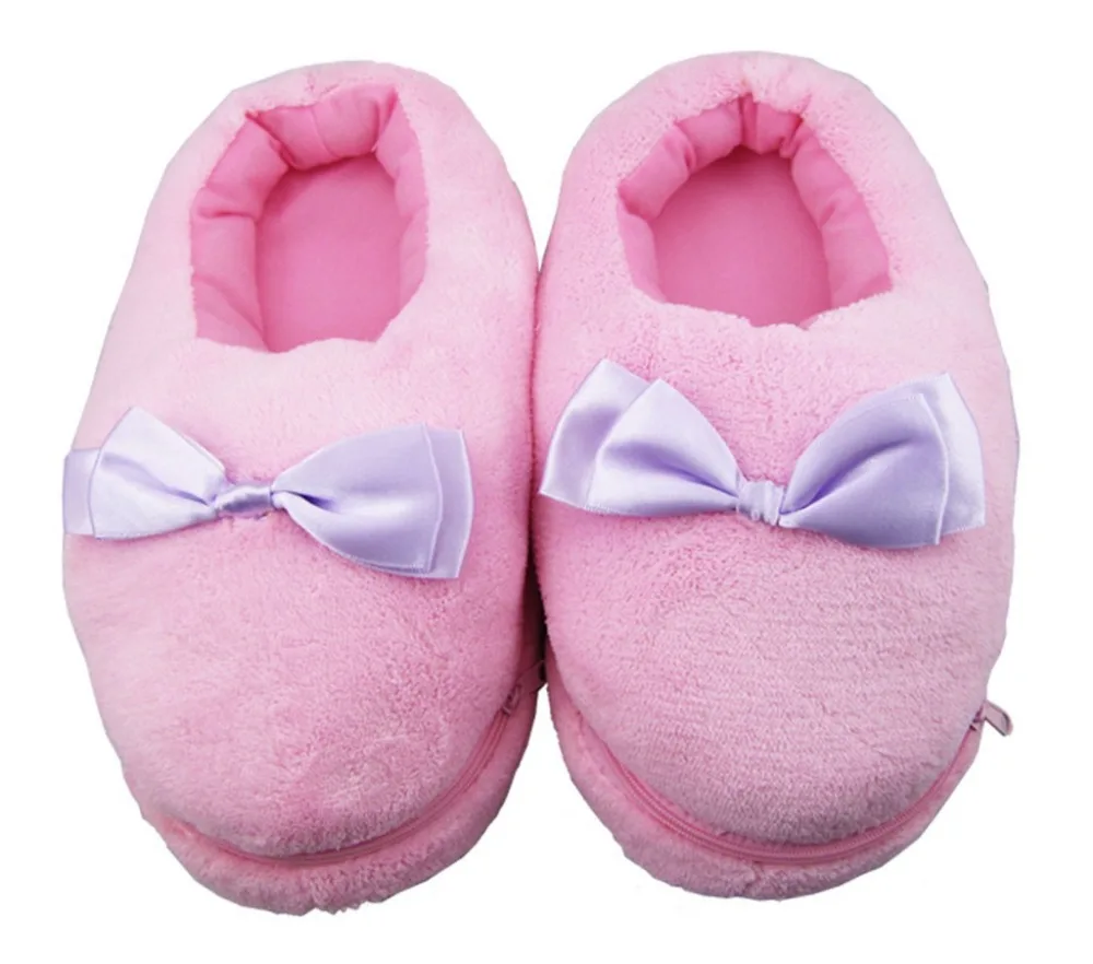 Электрические тепловые тапочки USB гаджет милый серый свинья плюшевый