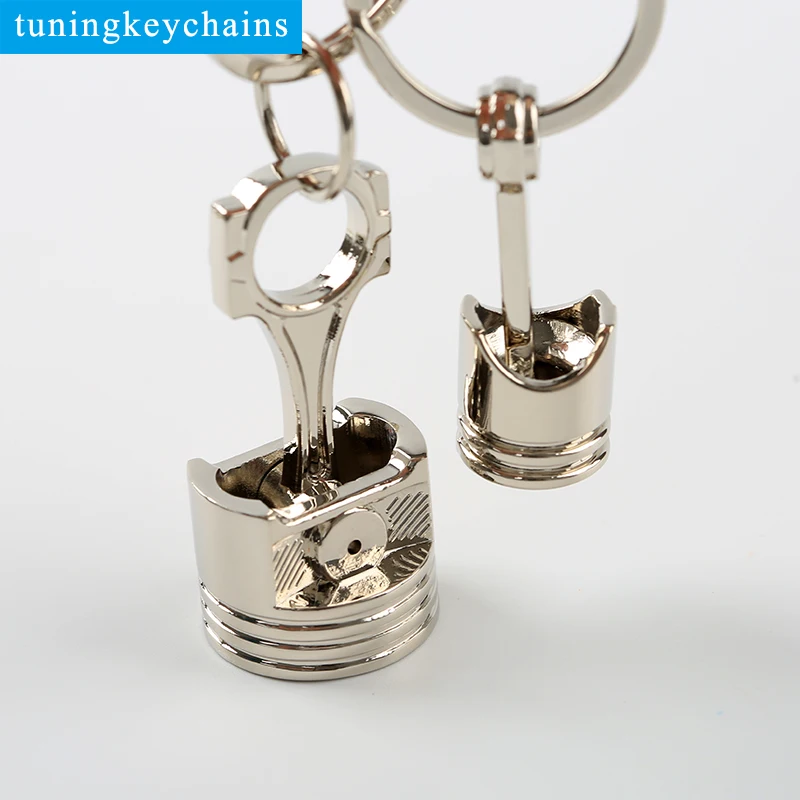 10 шт. хромированный брелок для ключей двигателя оптовая цена (Бесплатный