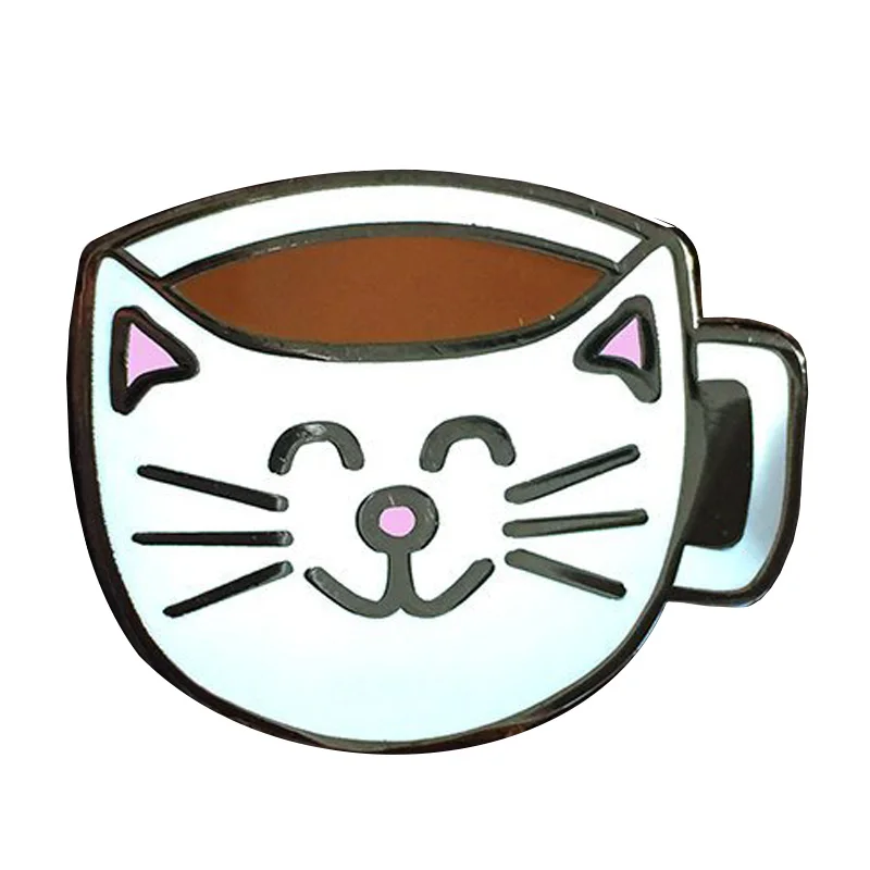 

Cattuccino-жесткая эмалированная булавка