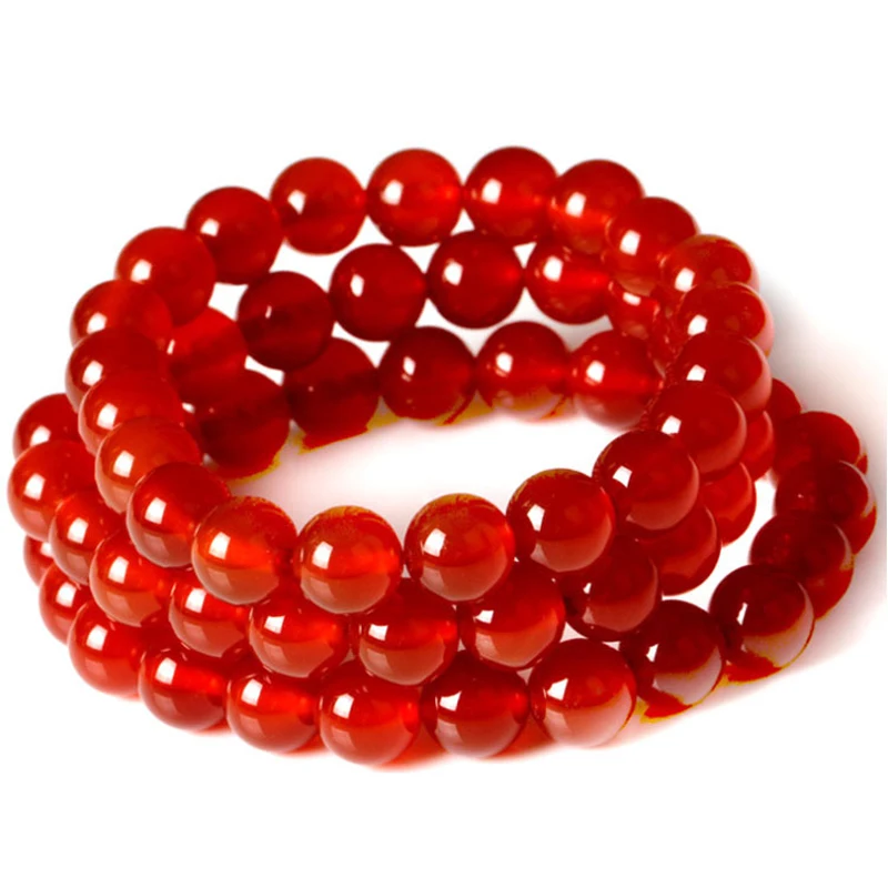 Браслеты с розово красным камнем бусины сделай сам натуральные красные камни