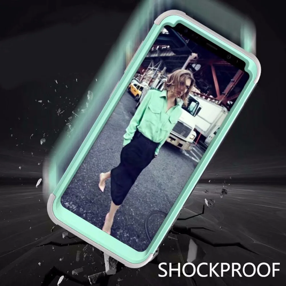 Для Samsung Note 9 S10 S9 S8 + Чехол ударопрочный амортизатор защитный жесткий резиновый