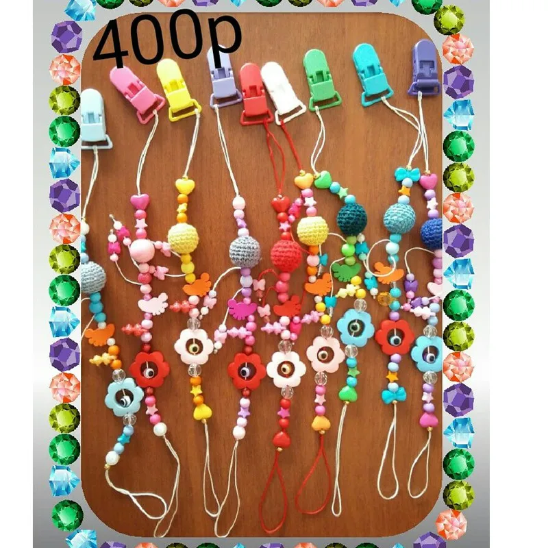 

Chenkai 50PCS 25mm Baby Pacifier Clip Plastic Baby Holder Soother Holder Dummy D-shape Clips For Baby Pacifier Nipples Holder