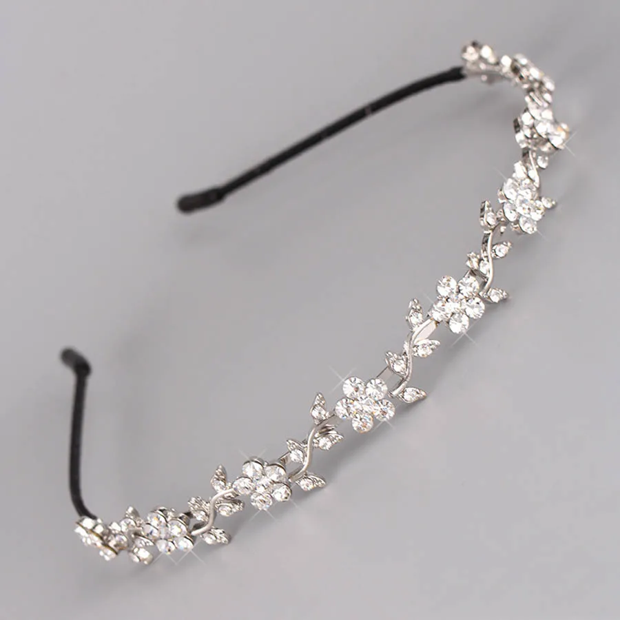 Haimeikang Изысканные Большой жемчуг Hairbands для женщин девочек аксессуары для волос Блестящий горный хрусталь обруч для волос резинки для волос