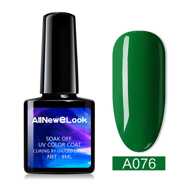 076 Allnewelook нейл-арта светодиодный лак для ногтей продукты для профессионалов UV лампа длительного действия Гель-лак для ногтей, Цвет 8 мл 120 Цвет лак - Цвет: 076