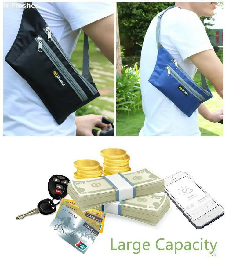 Открытый спортивная сумка Невидимый талии Anti theft Accesorios бег велосипед