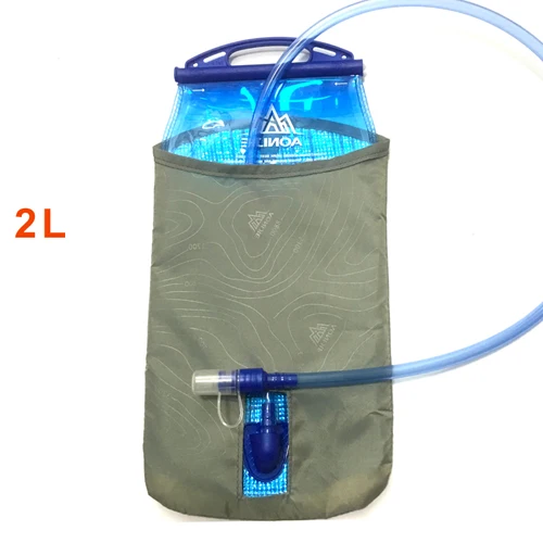 2L AONIJIE 1L/1.5L/2L сумка для мочевого пузыря с крышкой PEVA Гидратация мочевого пузыря Велоспорт Туризм Кемпинг бег пакет воды сумка - Цвет: 2L