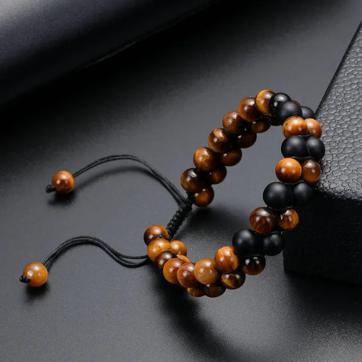 Яркая луна модные ювелирные изделия тигровый камень браслет натуральный