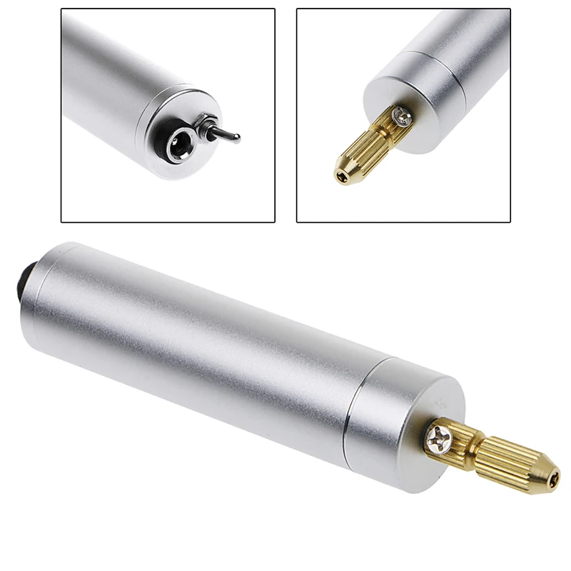 DIY мини микро маленькая электрическая алюминиевая ручная дрель DC 5V для мотора PCB
