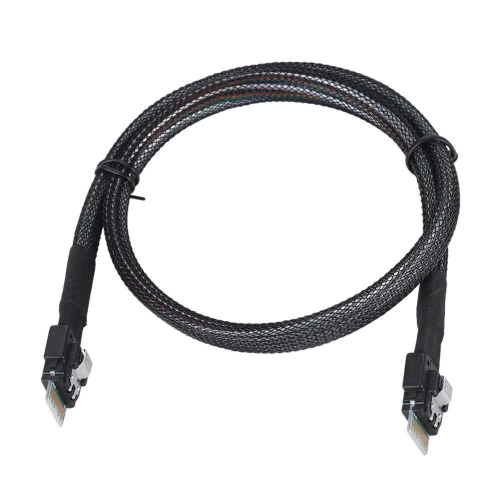 Cabledeconn SAS 38P SFF-8654 серверный жесткий диск HDD кабель для передачи данных 0 5 м-1 м |