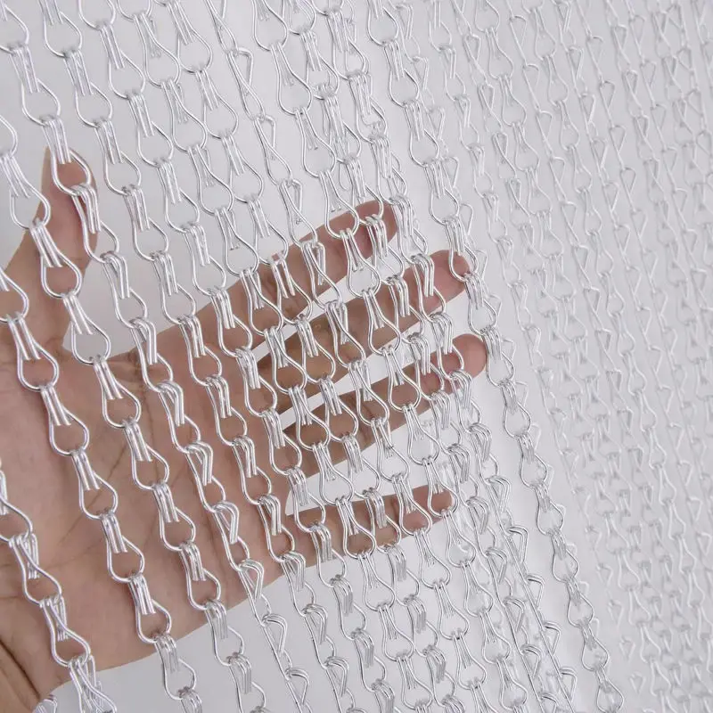 Алюминиевый занавес на окна двери металлический экран жалюзи от насекомых