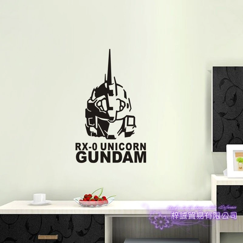 Стикер GUNDAM аниме мультфильм автомобильная наклейка стикеры единорог виниловые