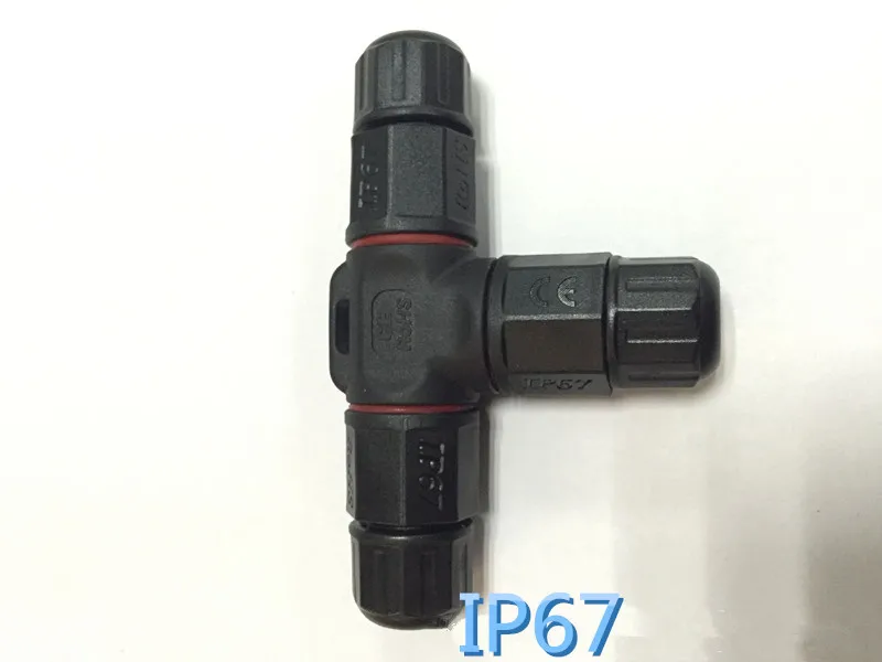 2 шт. L20 T образный IP67 водонепроницаемый разъем фиксированный винт солнечной