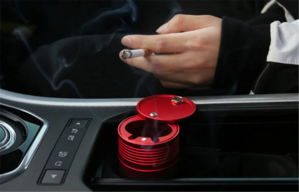 Автозапчасти Металлическая Пепельница новая термостойкая форма автомобиля для