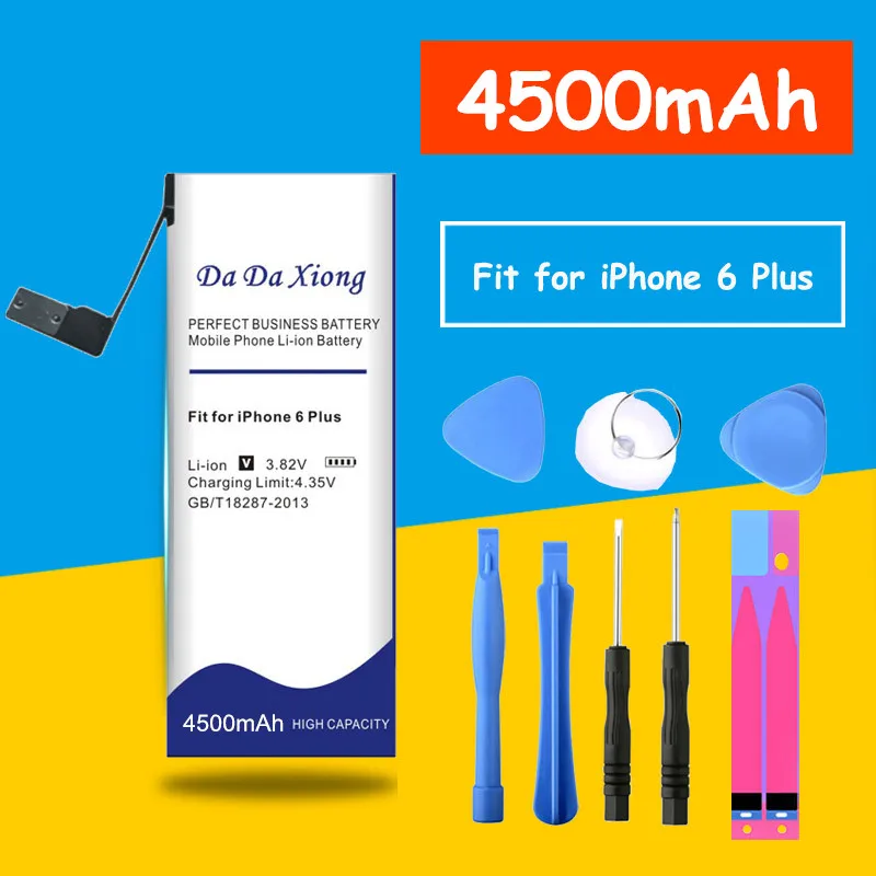 Оригинальный аккумулятор DaDaXiong 4500 мАч для iPhone 6 Plus Замена аккумулятора с