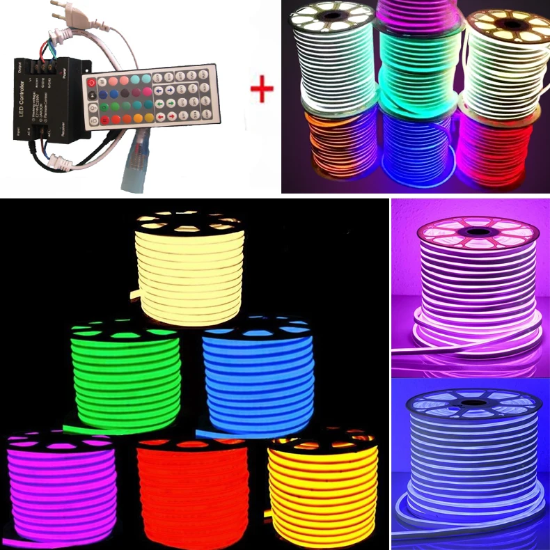 Новое поступление LED неоновый гибкий 15*26 мм большой размер SMD2835 LED220V 110V 24V 12V