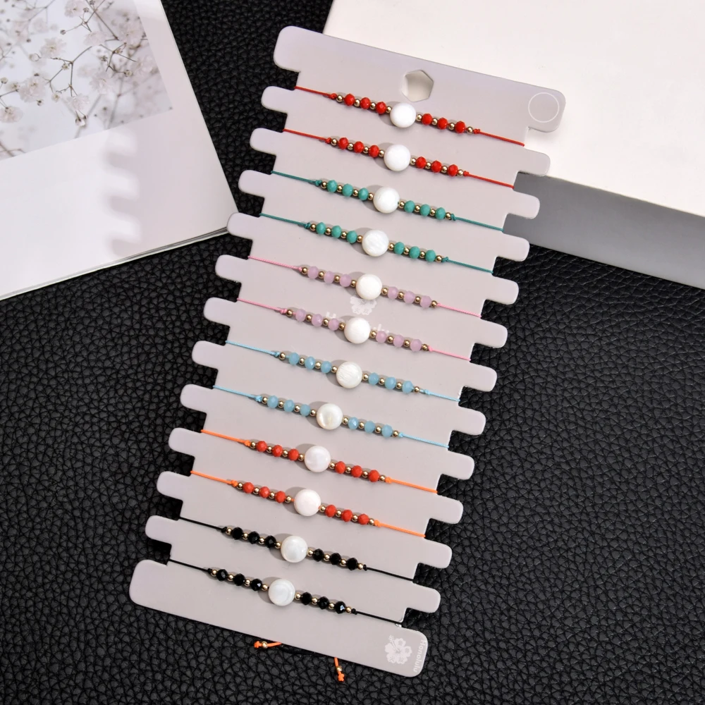 Женский комплект браслетов с пятиконечными звездами 12 шт.|Браслеты шармами| |