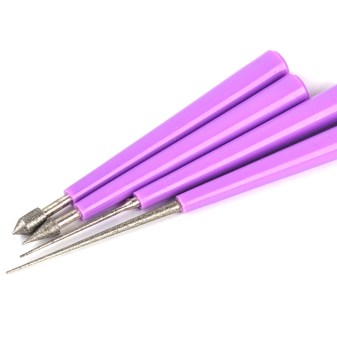 LETAOSK New 4 PCS Diamond Pearl Glass Bead Reamer Burr Beading Hole Tool Set DIY Jewelry | Инструменты