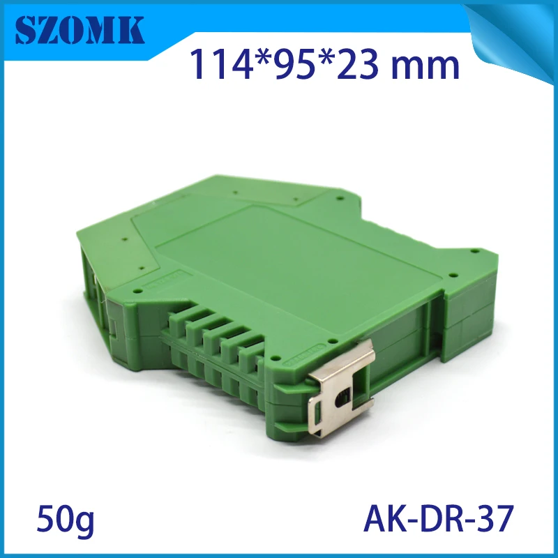 1 шт 114*95*23 мм szomk Зеленый abs Материал din-рейка platic корпус управления коробка