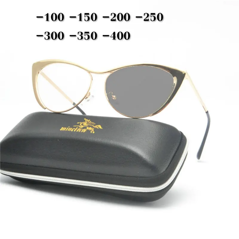 cat Glasses Frame men women Finished Sunglasses Photochromic Myopia Optical Eyeglass Frames prescription lenses EyewearNX | Аксессуары