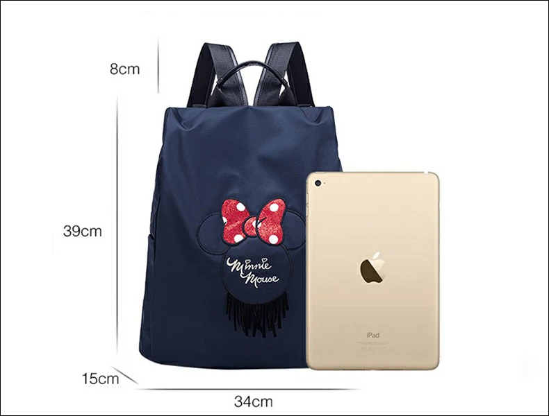 Disney Mummy Maternity Nappy Bag Travel Backpack Large Capacity Baby Bag Stroller Diaper Bag for Baby Care Insulation Bags Bow