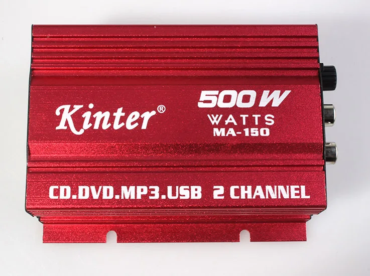 Kinter Авто Мощный сабвуфер усилитель автомобиля аудио звука Hi-Fi 12 В 2CH USB мини