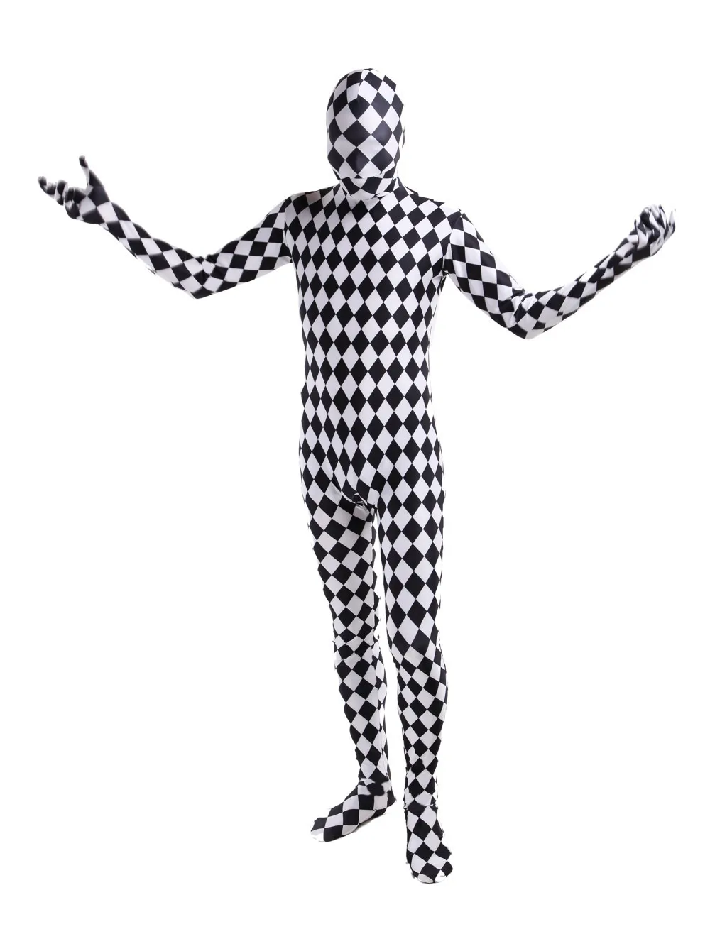 Костюмы на Хэллоуин костюмы для косплея унисекс клетчатые из лайкры и спандекса