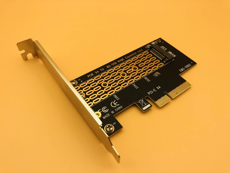 Новинка PCIE M2 Riser Card PCI E Express 3 0 X4 к NVMe M.2 M ключ NGFF SSD адаптер Поддержка 2230 2242 2260 2280