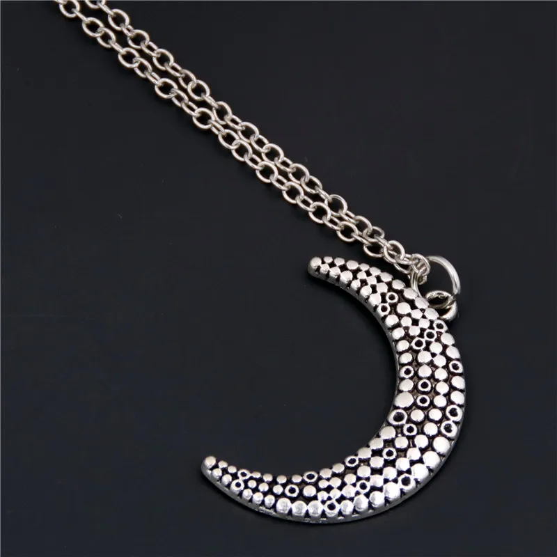 

1pc Tibetan Silver Filigree SUN AND MOON Pendant Necklace DIY Handmade Jewellry
