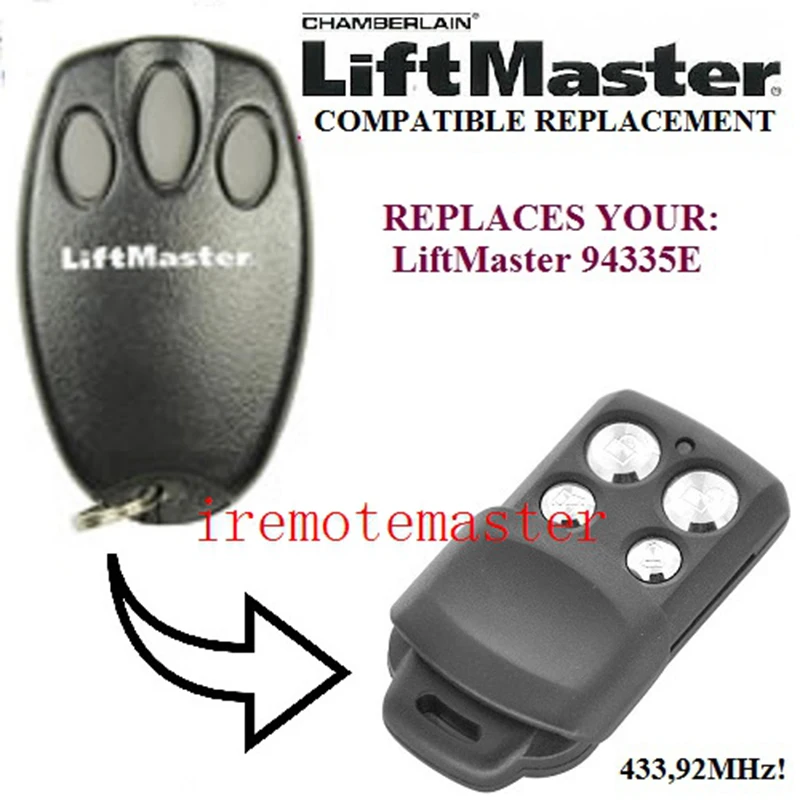 2 шт. Liftmaster Чемберлен 94335E двери гаража дистанционный пульт Замена тонкой|Пульты