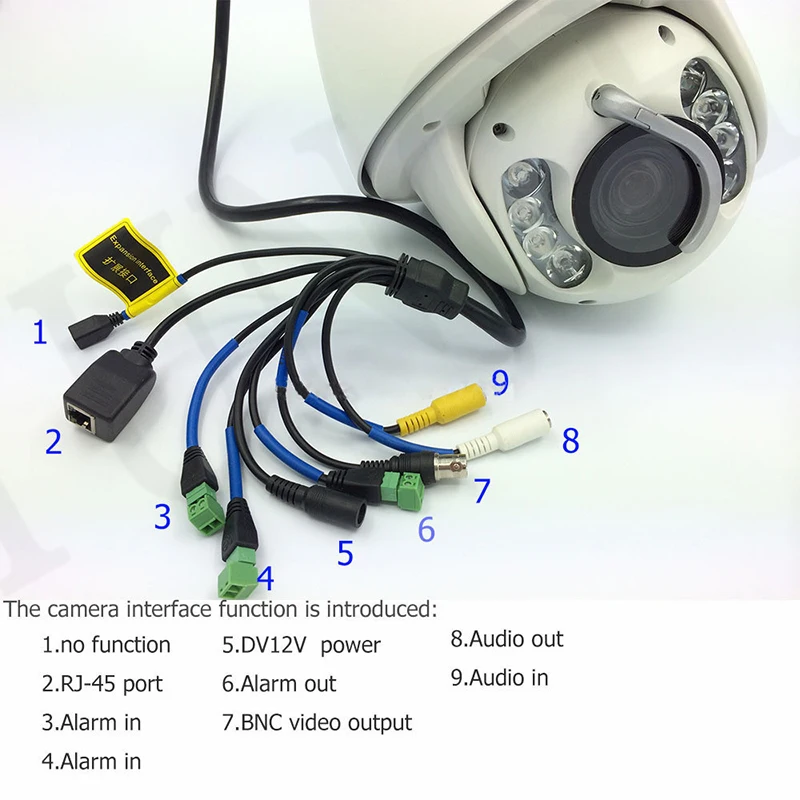 1080 P WI FI Auto Tracking PTZ ip камера с аудио беспроводной P2P Onvif 20X зум ИК Открытый IP
