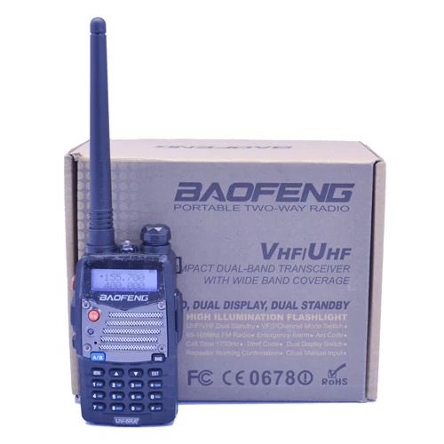Рация/удобный радиоприемник с головным устройством BAOFENG UV-5RA + PLUS VHF/UHF