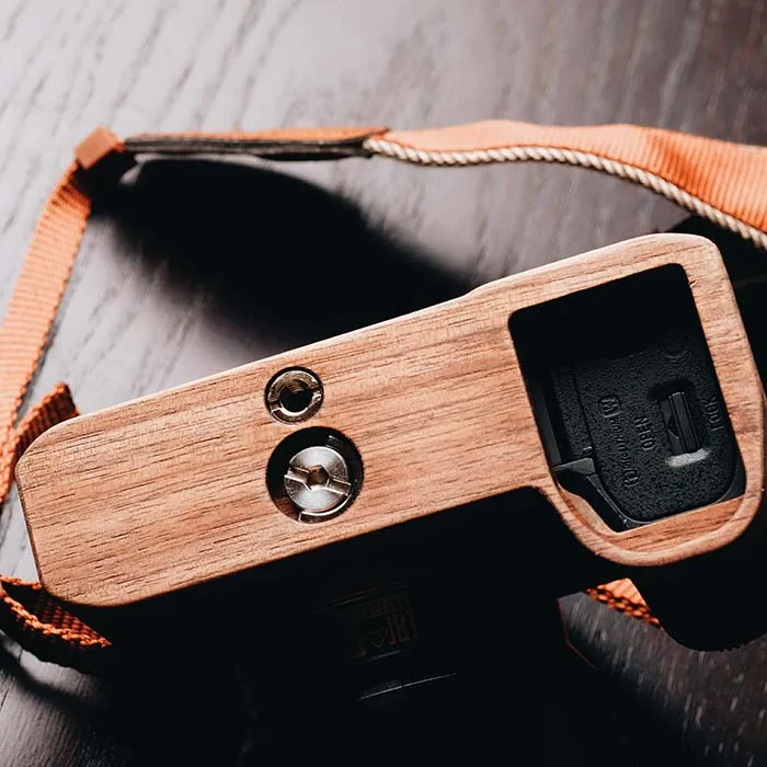 

Walnut Wooden Wood Hand Grip Plate Bracket For A7II A7M2 A7RII A7R2 A7S2