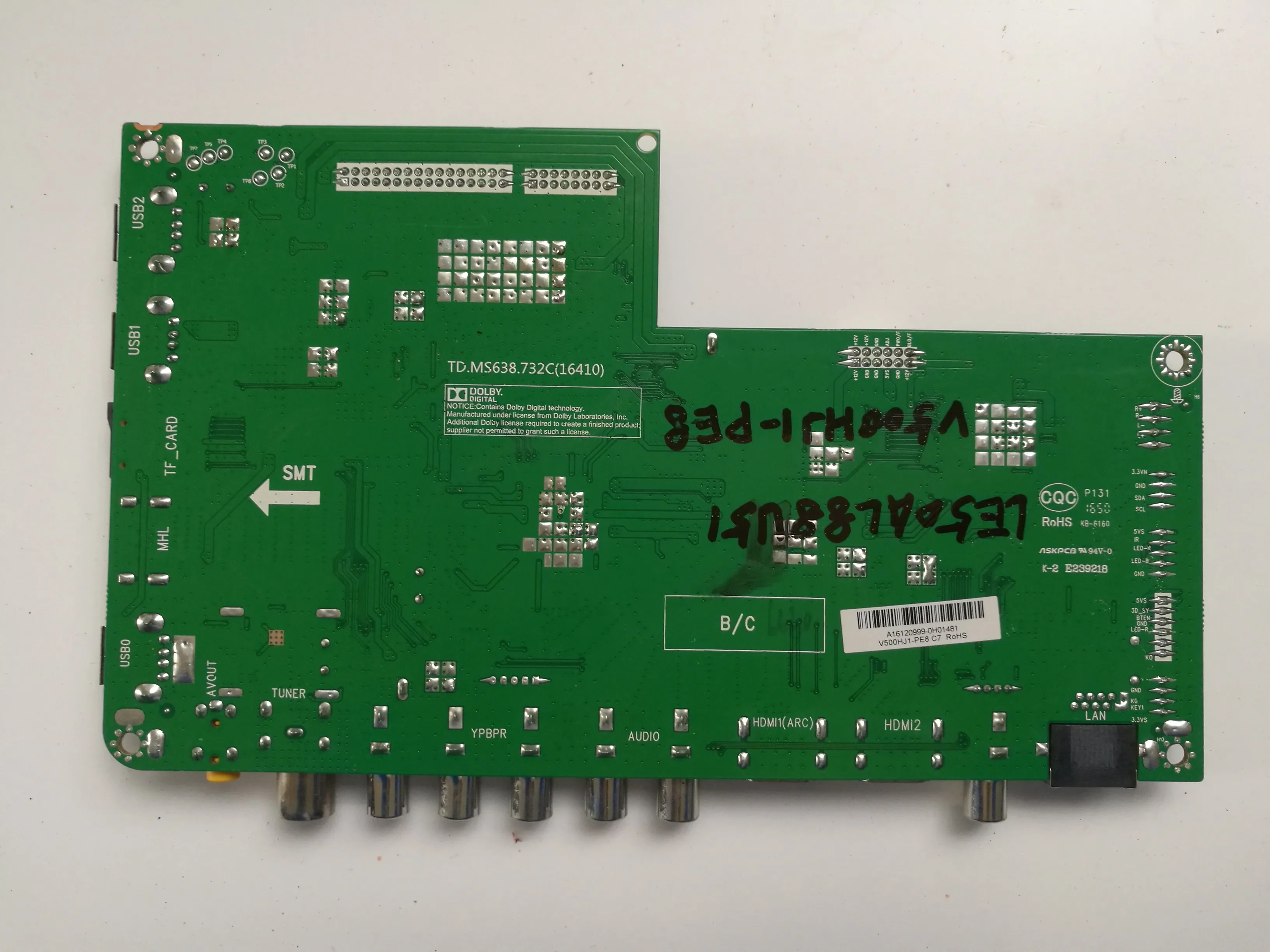 Main Board Power Circuit Logic Constant Current LE50AL88U51 motherboard 0091802118 V2.2 screen V500HJ1-PE8 | Электроника