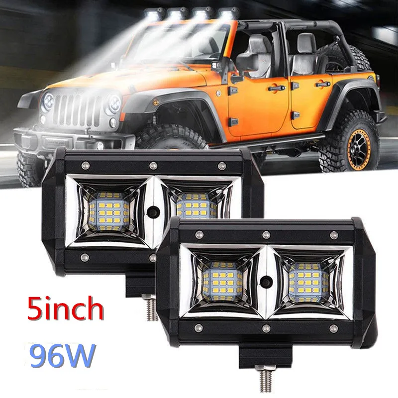 Светодиодная панель рабочего освещения Fuleem 5 дюймов 96 Вт 7200 лм Точечный