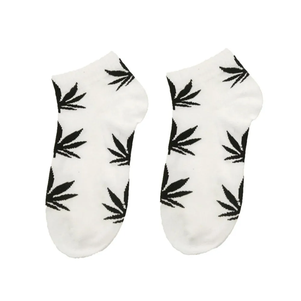 1 пара клен носки с листьями модные короткие узором для мужчин скейтборд в стиле