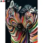 Набор для алмазной вышивки стразы, картина с рисунком лошади, квадратный набор для творчества 5D Бриллиантовая мозаичная фигурка животного, XY1