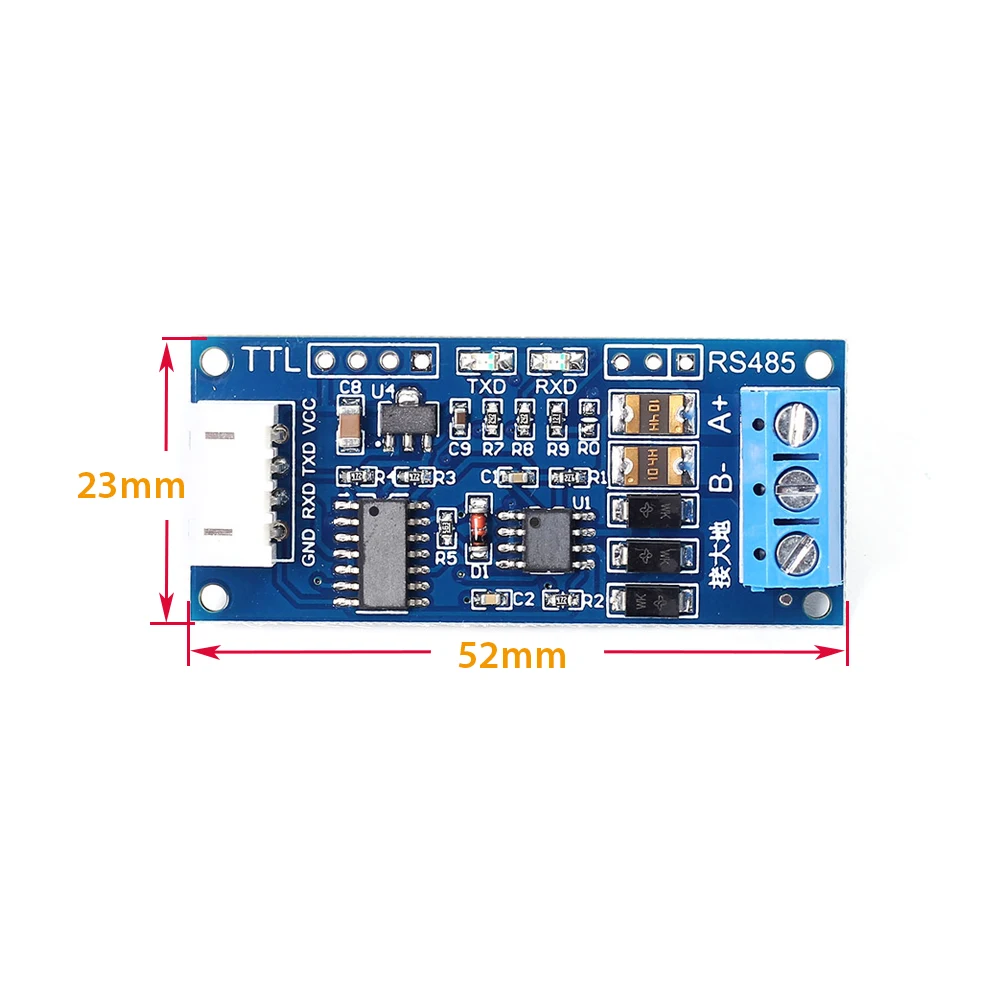 Преобразователь TTL в RS485 для Arduino USB преобразователь модуля AVR 3 0 ~ 30 В с высоким