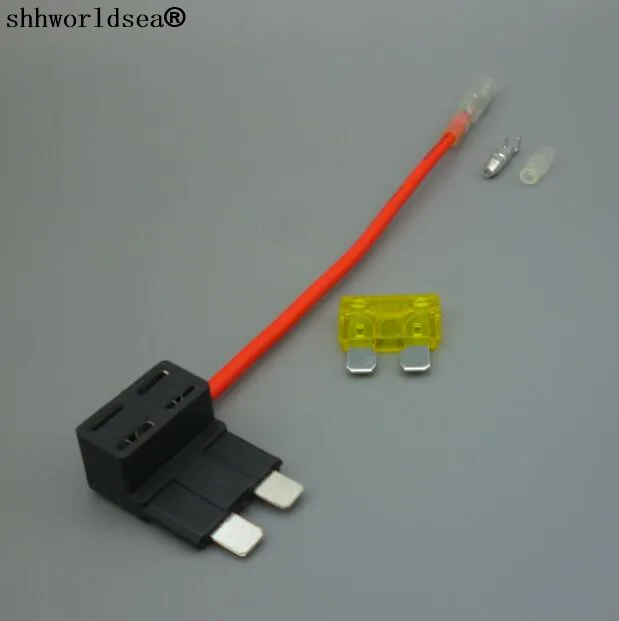 Shhworldssea 1 шт. держатель предохранителя стандартный Piggy ATO ATC 12 В 24 с предохранителем