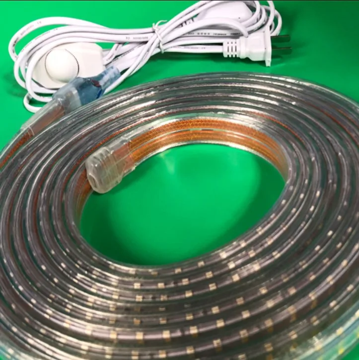 US 110V Three Row 2835 LED Strip Light Waterproof 264Leds/m Warm/White Home Decoration Lights 1m~50m | Лампы и освещение