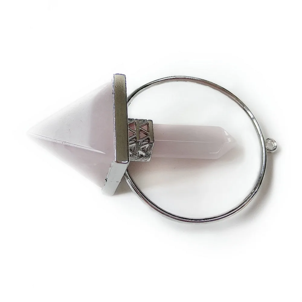 Meet Jo Натуральная розовая роза пирамида из кристалла кварца точечные целебные