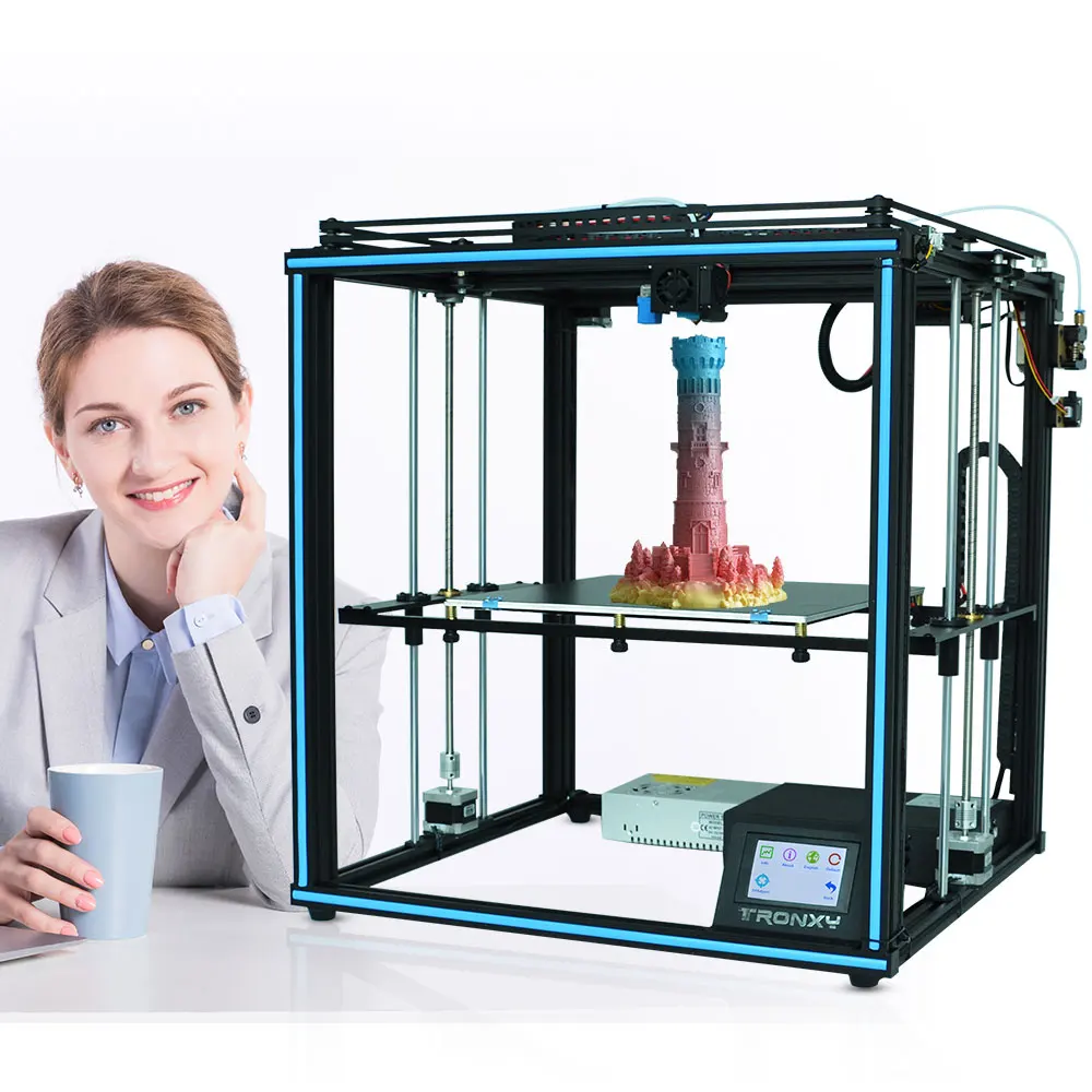 Оригинальный комплект 3D-принтера Tronxy X5SA 3 5 дюймов ЖК-сенсорный экран DIY 0 4 мм