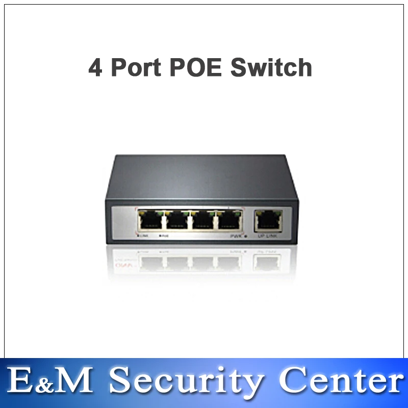 Сетевая IP-камера с сетевым видеорегистратором переключатель 4 портами + 1 портом
