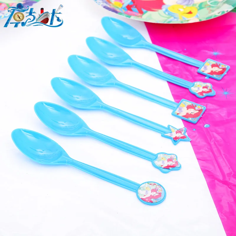 Качественный набор для украшения детского дня рождения в виде русалки товары