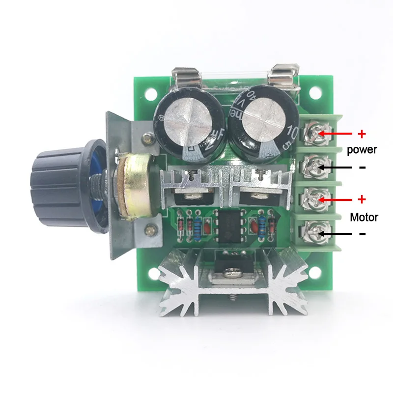 

DC12V-40V 10A Pulse PWM Motor Speed Controller With Knob DC Motor Speed Control Switch