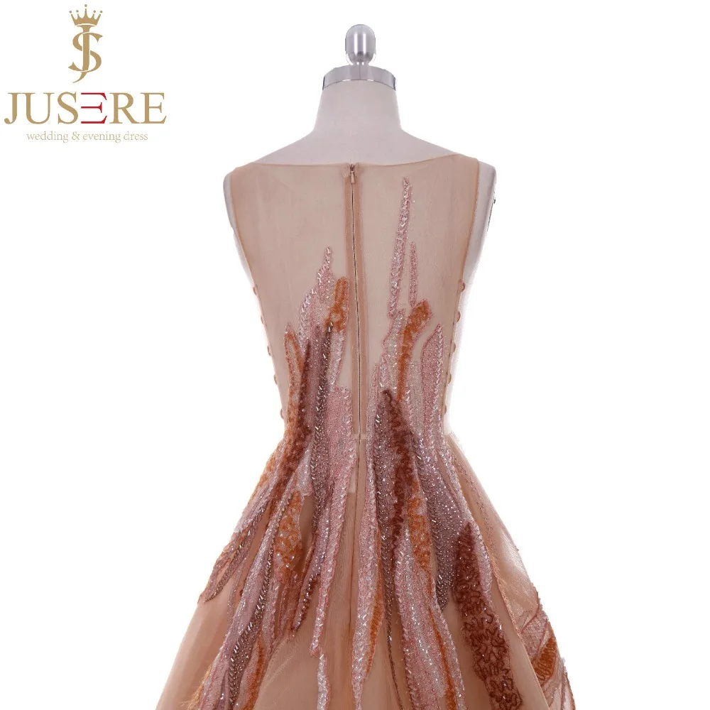 Женское вечернее платье с вышивкой Jusere Haute Couture ТРАПЕЦИЕВИДНОЕ ПЛАТЬЕ