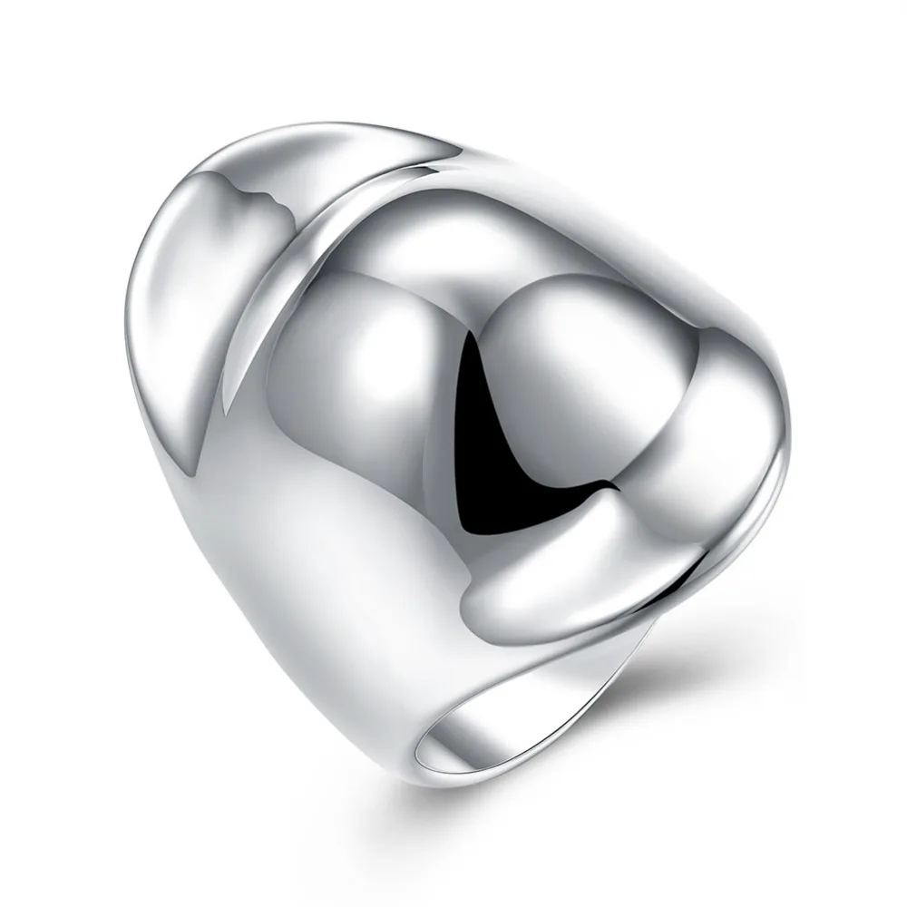 Женское серебряное кольцо с блестящими цветами ювелирные изделия|ring size|fashion rings for