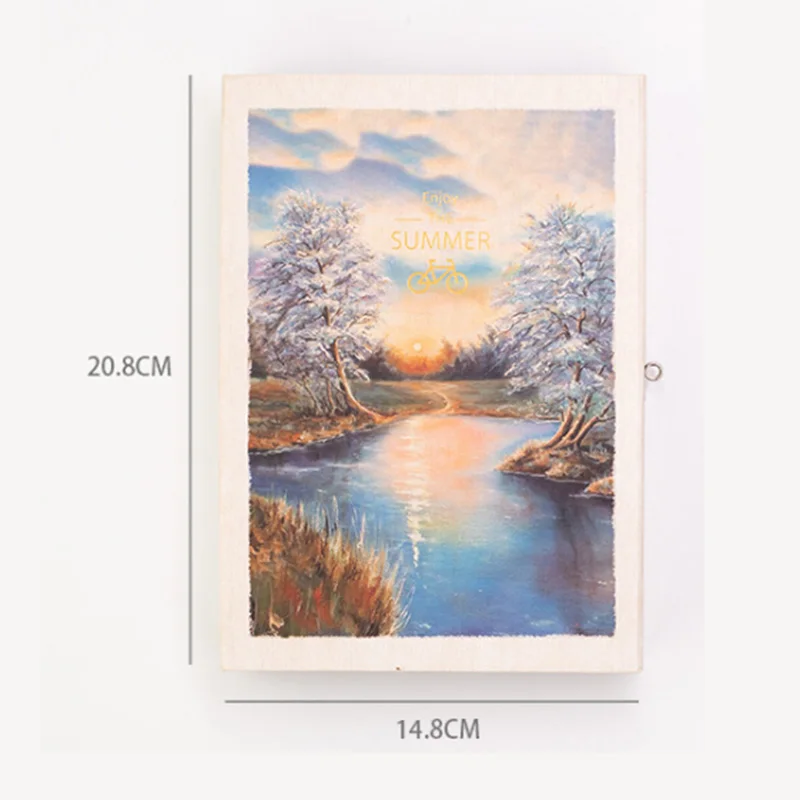 Оригинальный Простой дневник с иллюстрацией блокнот подкладкой книжка паролем