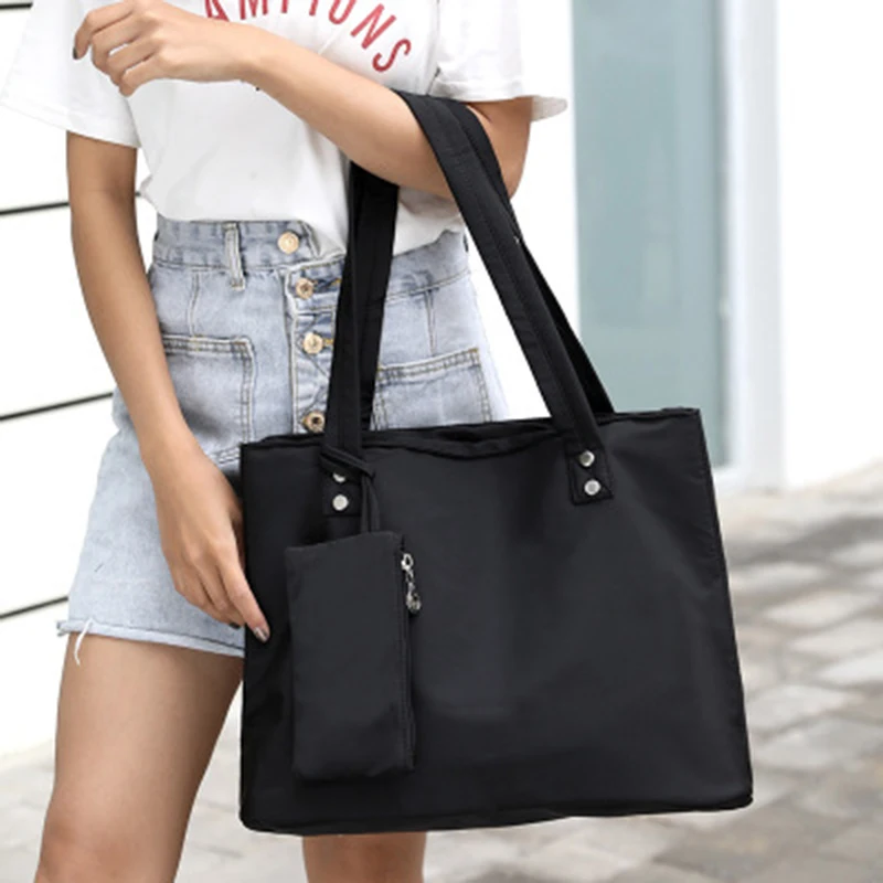 

Oxford large-capacity Shoulder Bag Joker Mother Supermarket Long Shopping Bag Nylon Shoulder Bag multi-function Mummy Bag