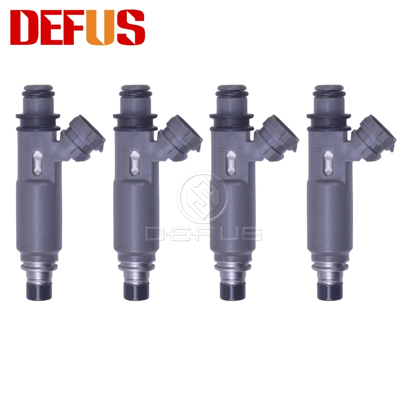 

DEFUS 4X 195500-3110 Fuel Injector Nozzle Bico For Mazda 323 F BG Bj 94 Protege 1.5L 1.6L 97-03 1955003110 195500 3110 Injection