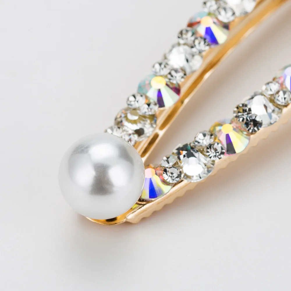 Женские Крупные круглые зажимы украшения для головы корейские золотые